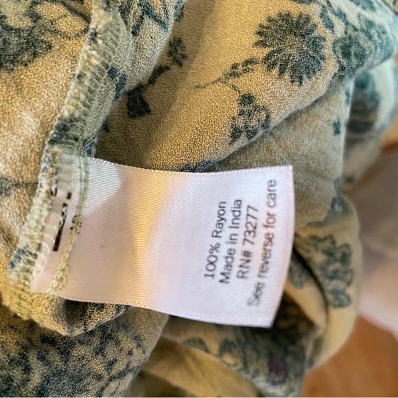 Sonoma peasant blouse with ruffles and tie neck - Picture 2 of 6